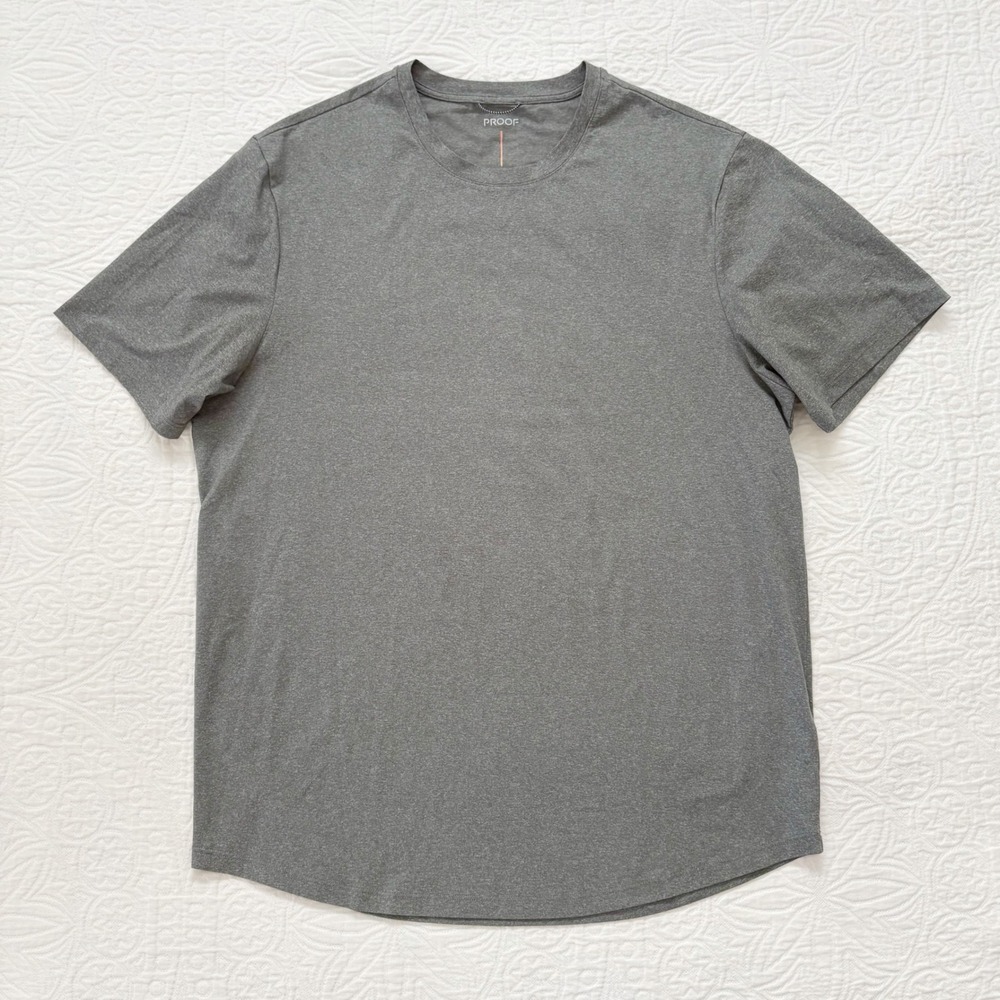 Proof Huckberry Men's Performance T-Shirt, Grey L